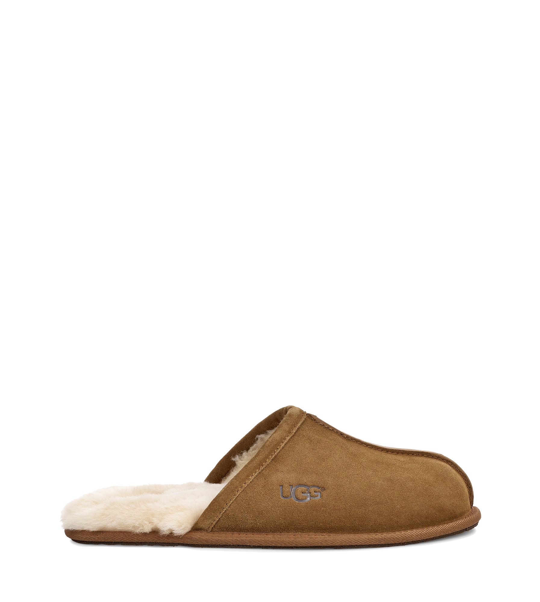 UGG SCUFF LOGO MEN SLIPPERS SUEDE CHESTNUT SIZE 7 UGG® Scuff Slippers In Suede For Men | J.Crew main image 4