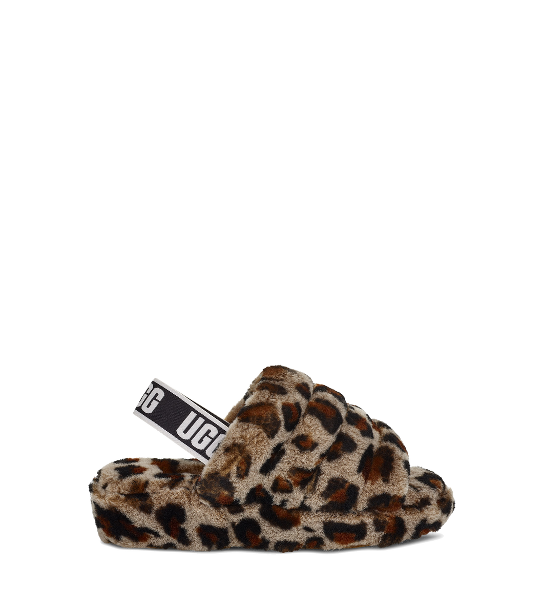 Ugg leopard deals slippers fluff yeah