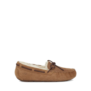 Ugg women's dakota leather bow moccasin slippers chestnut deals