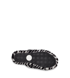 Fluff Yeah Slide Zebra Black White