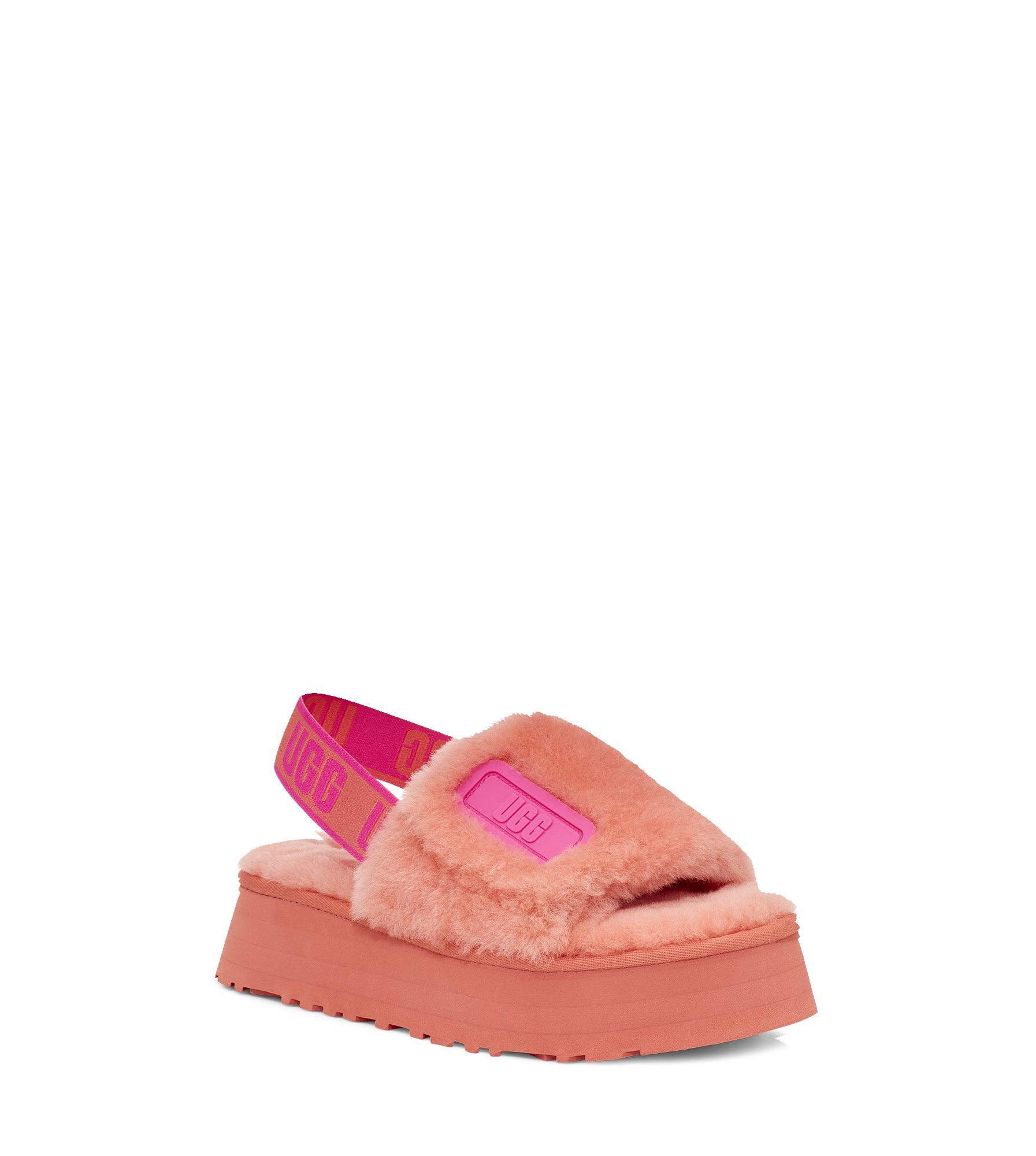 Disco Slide Vibrant Coral – Village Shoes Fresno