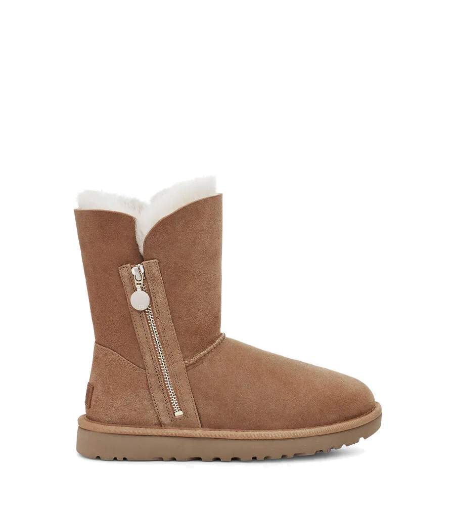 Bailey Zip Short Chestnut