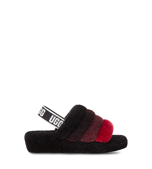 Fluff yeah black hot sale slides
