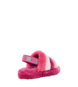 Kids Fluff Yeah Slide Pink Multi - FINAL SALE