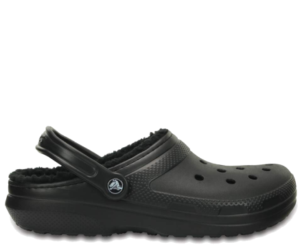 Classic Fuzz Lined Clog Black (Unisex) – Village Shoes Fresno