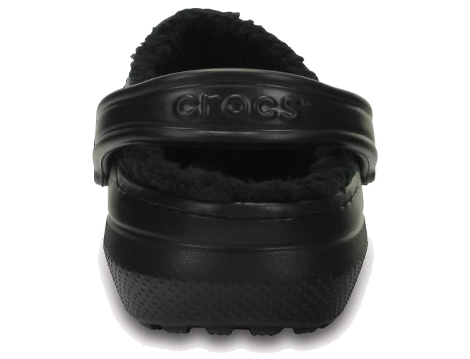 Classic Fuzz Lined Clog Black Unisex Village Shoes Fresno