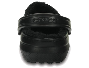 Classic Fuzz Lined Clog Black (Unisex)