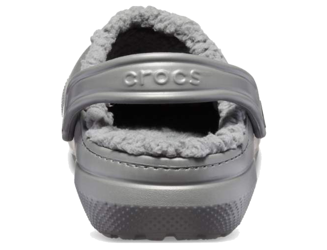 Classic Fuzz Lined Clog Slate Grey Unisex Village Shoes Fresno