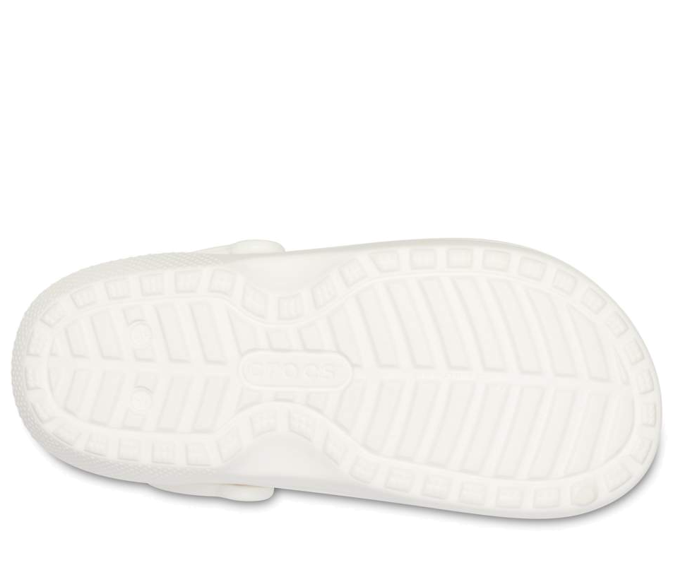 Classic Fuzz Lined Clog White (Unisex) – Village Shoes Fresno