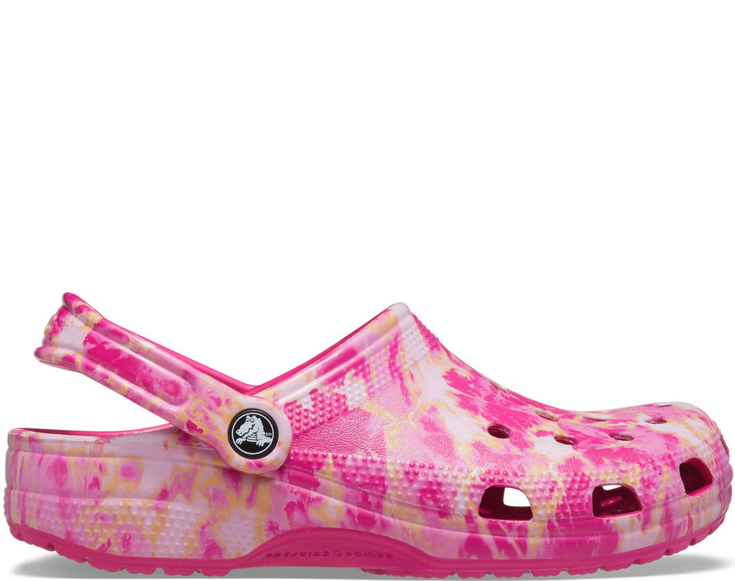 Classic Clog Tie Dye Bleached Candy Pink (Unisex)