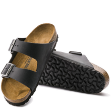 Load image into Gallery viewer, Arizona Soft Footbed Black Oiled Leather (Men)
