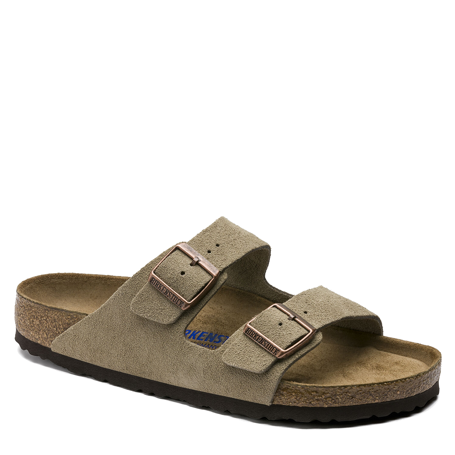 Arizona Soft Footbed Taupe Suede (Women) – Village Shoes Fresno display picture 1