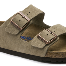 Load image into Gallery viewer, Arizona Soft Footbed Taupe Suede (Men)
