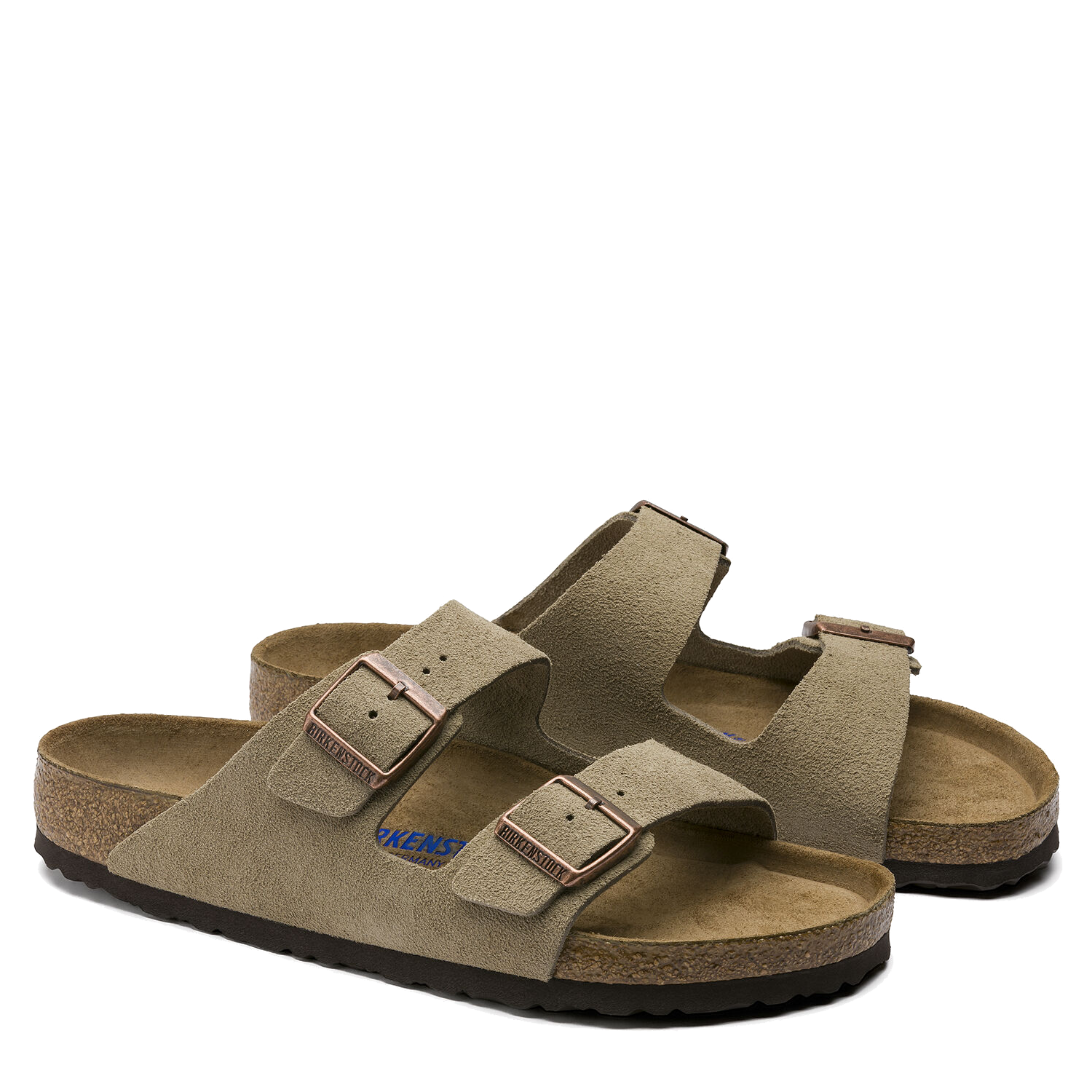 Arizona Soft Footbed Taupe Suede (Men) – Village Shoes Fresno