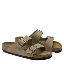 Load image into Gallery viewer, Arizona Soft Footbed Taupe Suede (Women)
