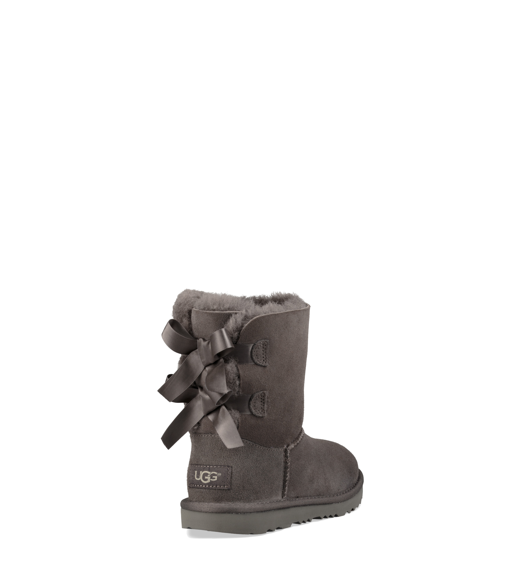 Kids Bailey Bow II Grey Village Shoes Fresno