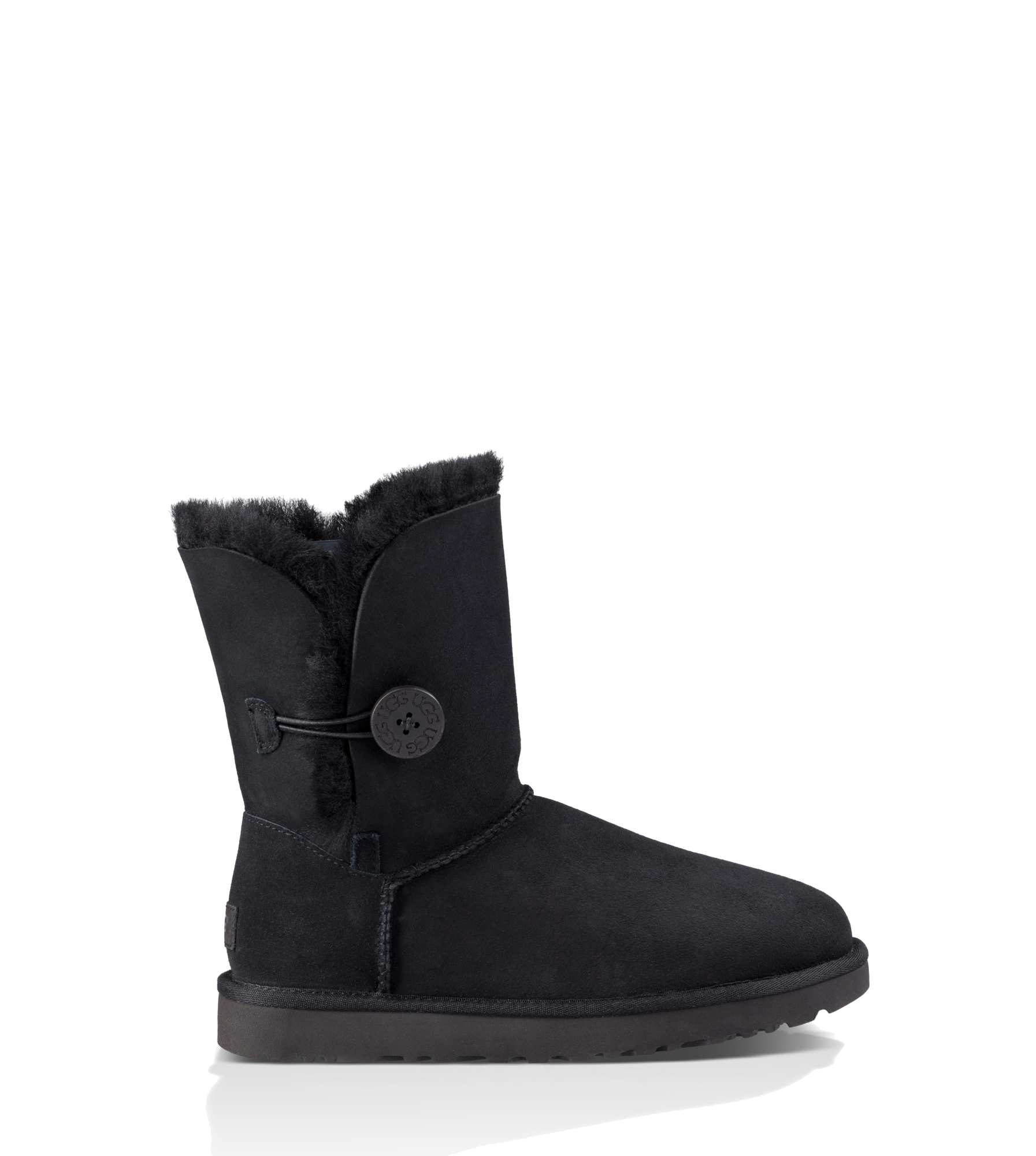 Ugg boots bailey button black sales