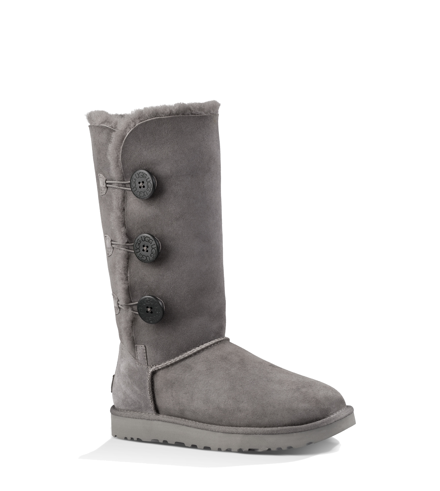 Ugg grey top button boots