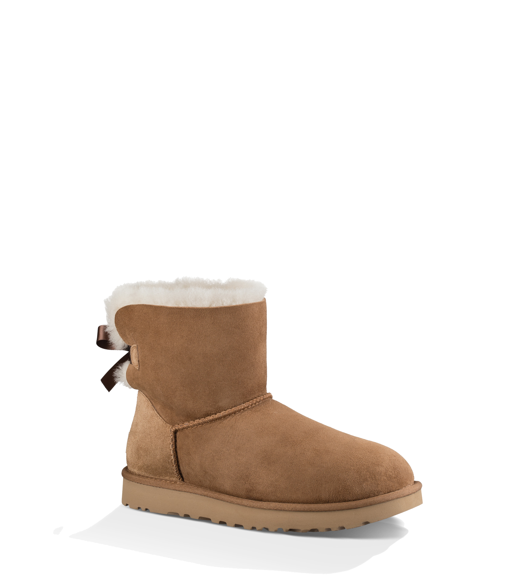 UGG Mini Bailey Bow II Chestnut (Women) – Village Shoes Fresno